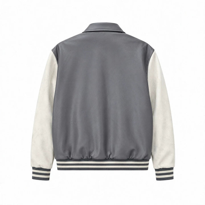 Men's Fashion Bomber Jacket with Logo Details Mune Fashion