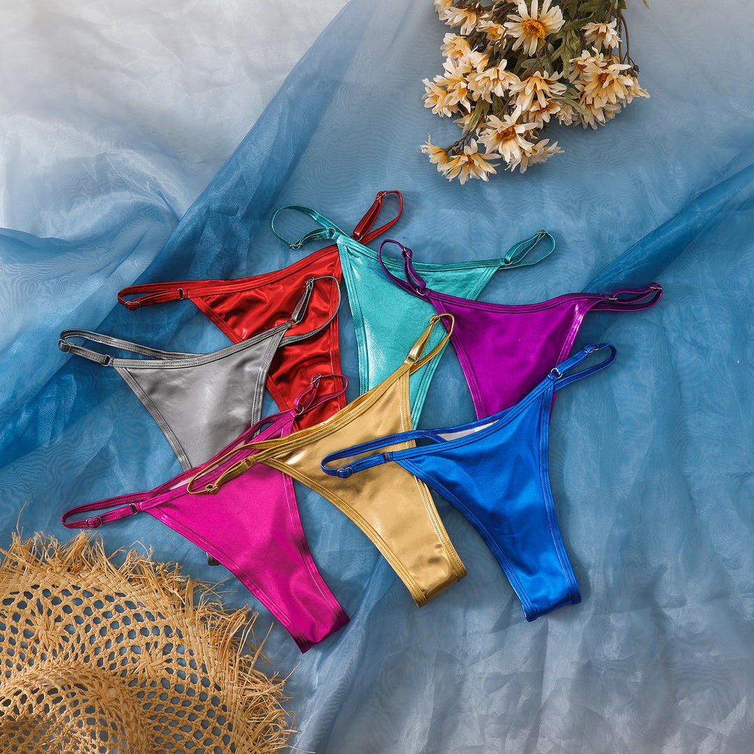Women's High-Cut Bikini Bottoms with Elegant Design Mune Fashion