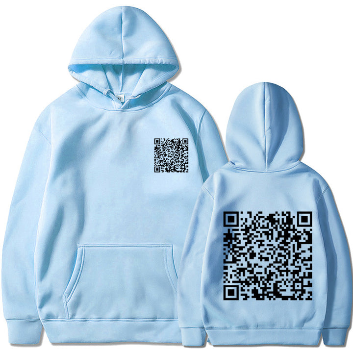 Women's Sporty Hoodie with QR Code Mune Fashion