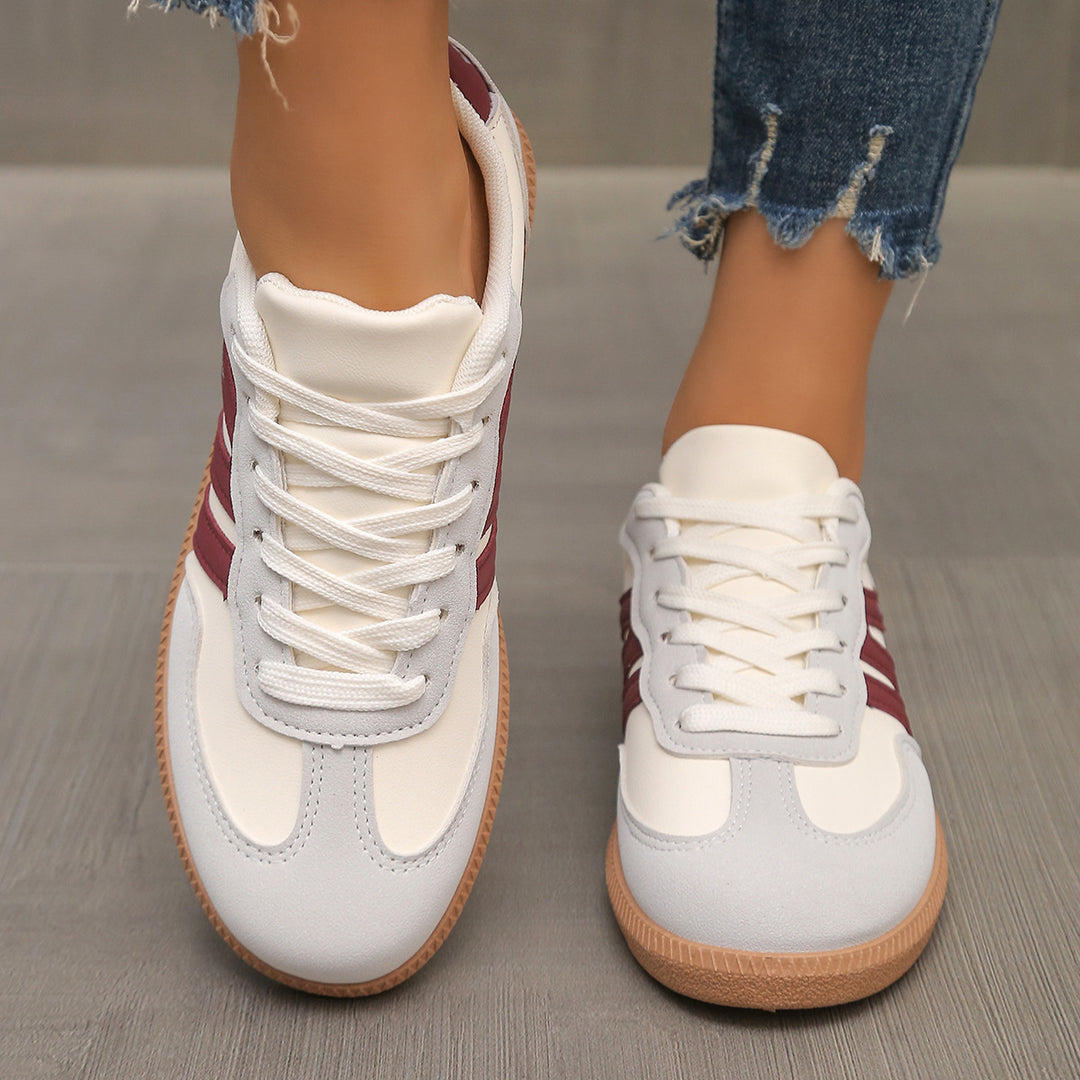 Women's Retro Sneaker with rubber sole, lightweight textile lining and comfort insole Mune Fashion