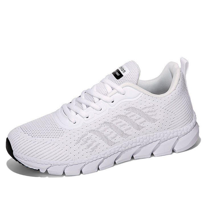 Women's seamless knitted running shoes with viscoelastic comfort insole and segmented flex outsole Mune Fashion