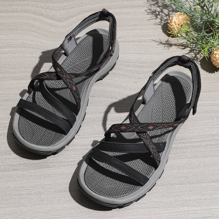 Women's outdoor trekking sandal with padded footbed and non-slip sole Mune Fashion