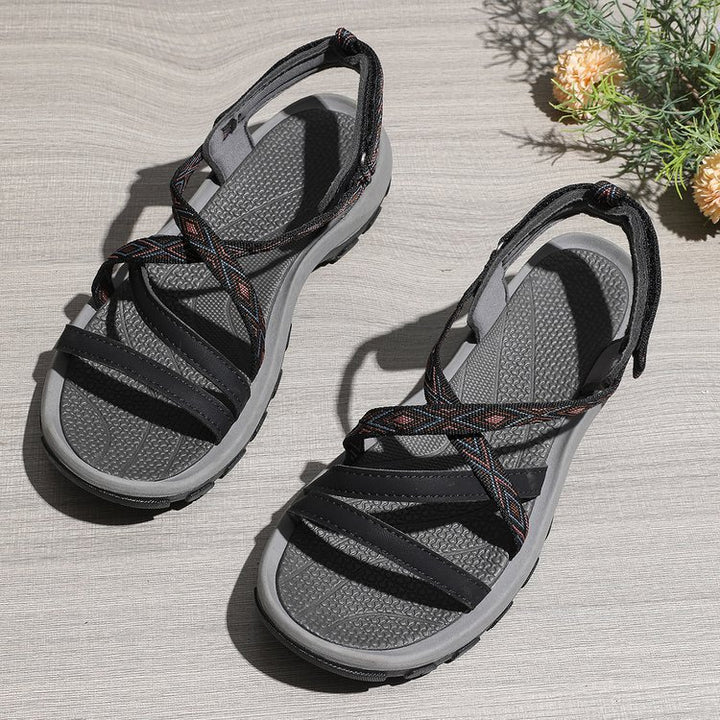 Women's outdoor trekking sandal with padded footbed and non-slip sole Mune Fashion