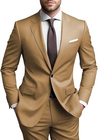 Men's tailored single-button suit set with slim silhouette and stretch comfort Mune Fashion