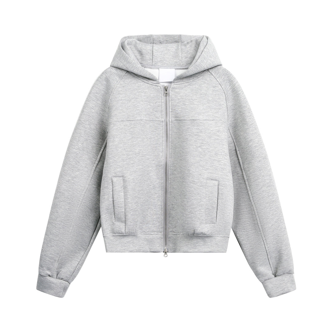 Women's Sporty Hoodie Sweat Jacket Mune Fashion