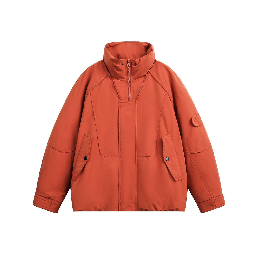 Men's Oversize Functional Parka with High Stand-Up Hood and Utility Pockets Mune Fashion