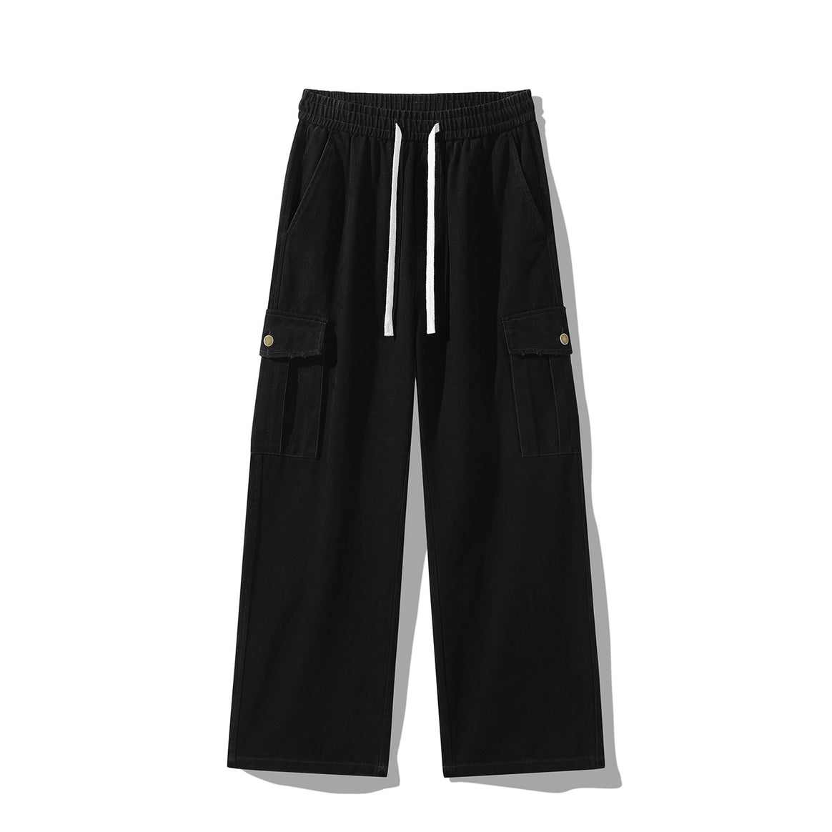 Men's cargo pants in loose relaxed fit with drawstring waistband and multiple pockets Mune Fashion
