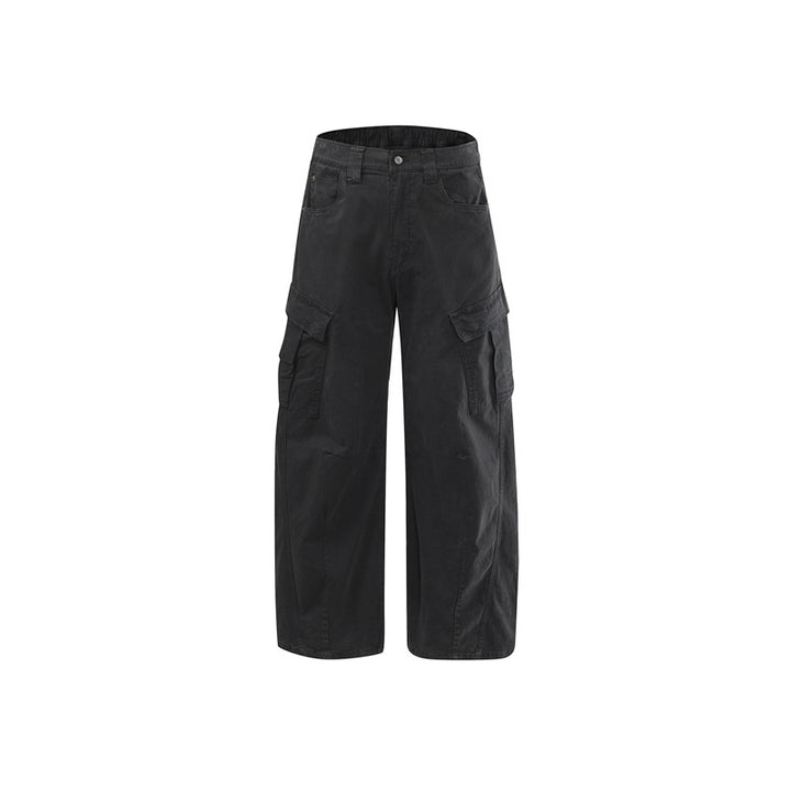 Damen Weite Baumwoll‑Cargo‑Culotte mit Multifachtaschen Mune Fashion