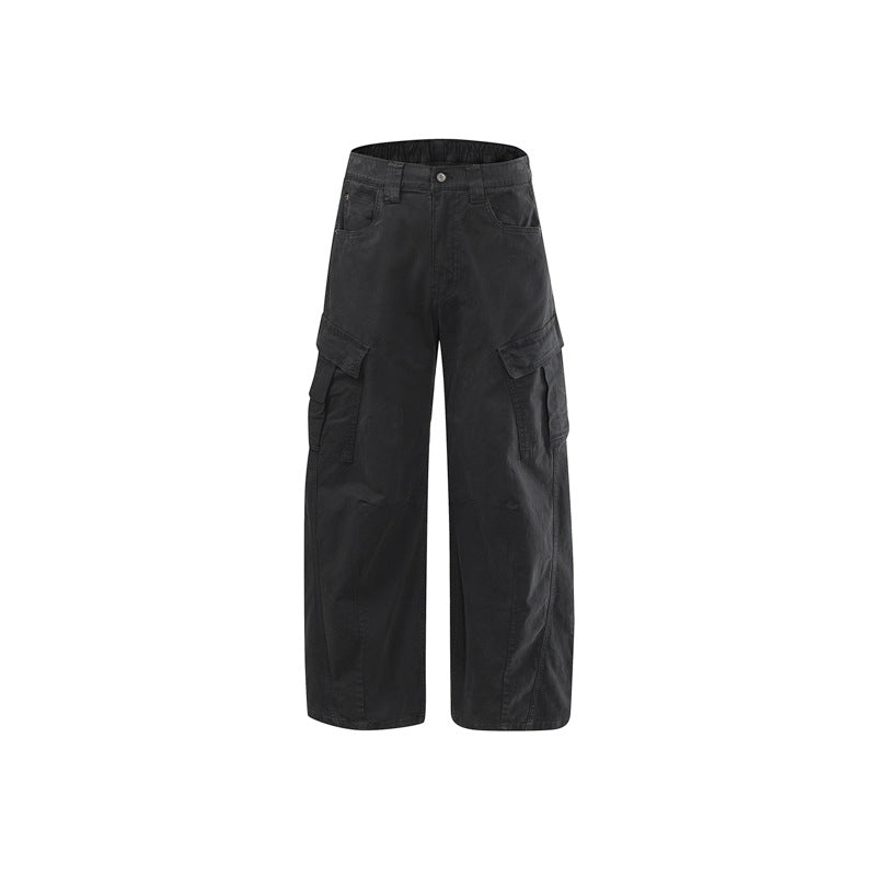 Damen Weite Baumwoll‑Cargo‑Culotte mit Multifachtaschen Mune Fashion