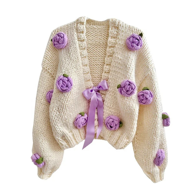 Women Playful Floral cardigan