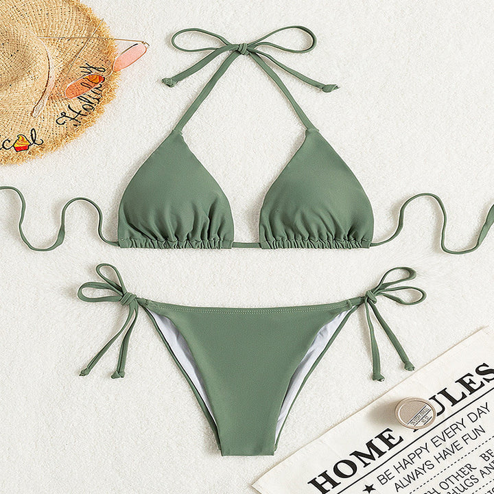 Women's triangle bikini with adjustable straps and elastic waistband Mune Fashion
