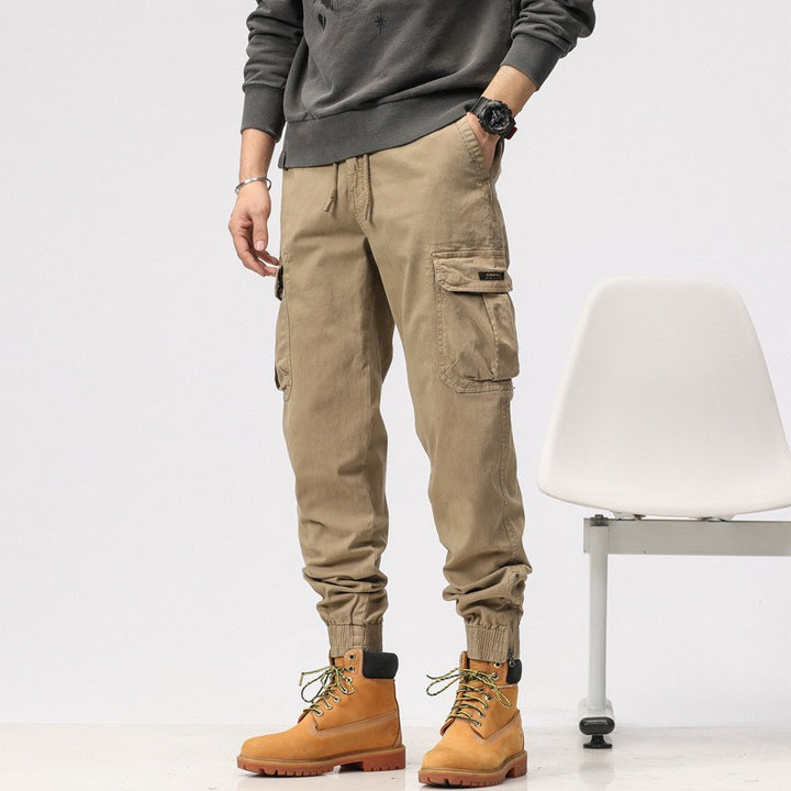 Men's Multifunctional Cargo Jogger Pants with Zip Leg Opening and Large Flap Pockets Mune Fashion