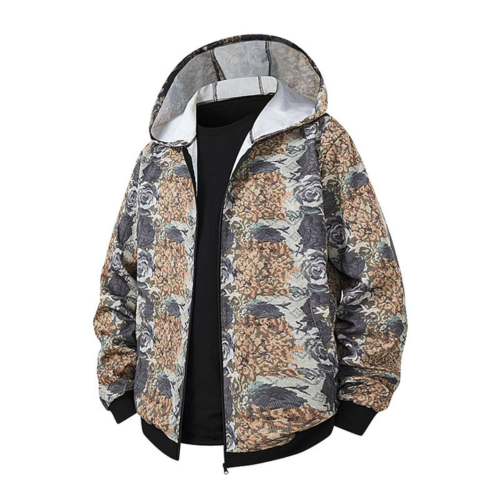 Men's Sporty Outdoor Jacket with Hood Mune Fashion