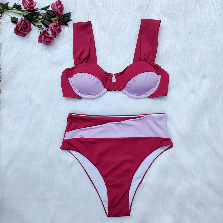 Women High-Cut Bikini Set with Innovative Design Mune Fashion