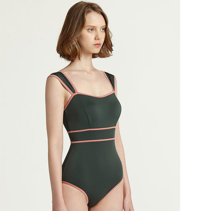 Women's One-Piece Swimsuit with Innovative Strap Design Mune Fashion