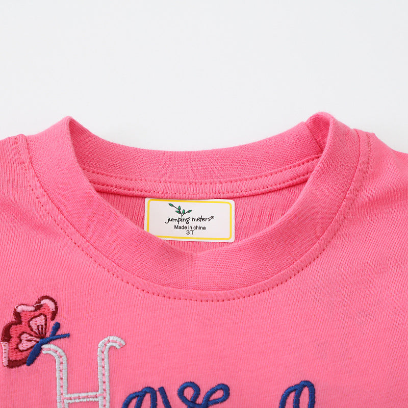 Girls T-Shirt dress with charming tulle underskirt Mune Fashion