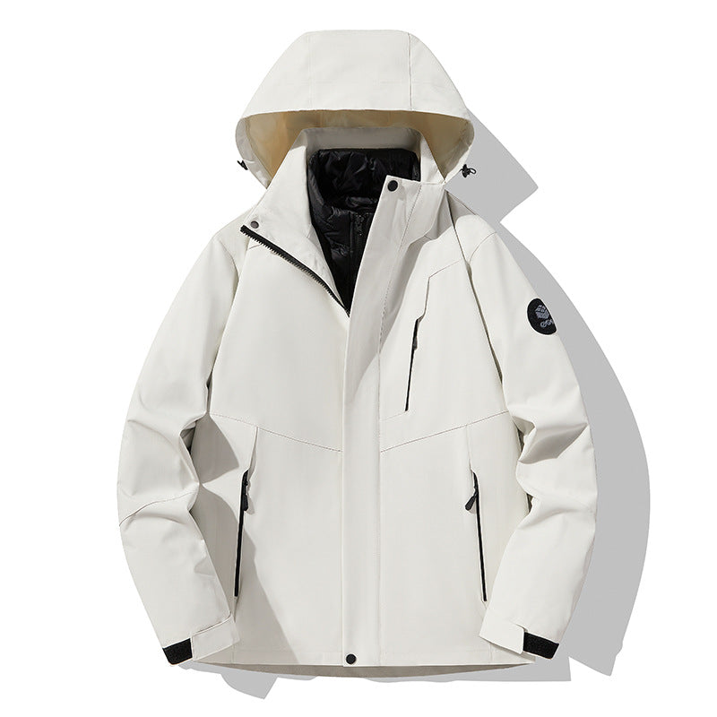 Men's triple combinable functional jacket with detachable quilted vest Mune Fashion