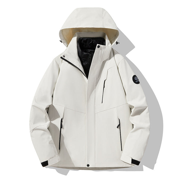 Men's triple combinable functional jacket with detachable quilted vest Mune Fashion