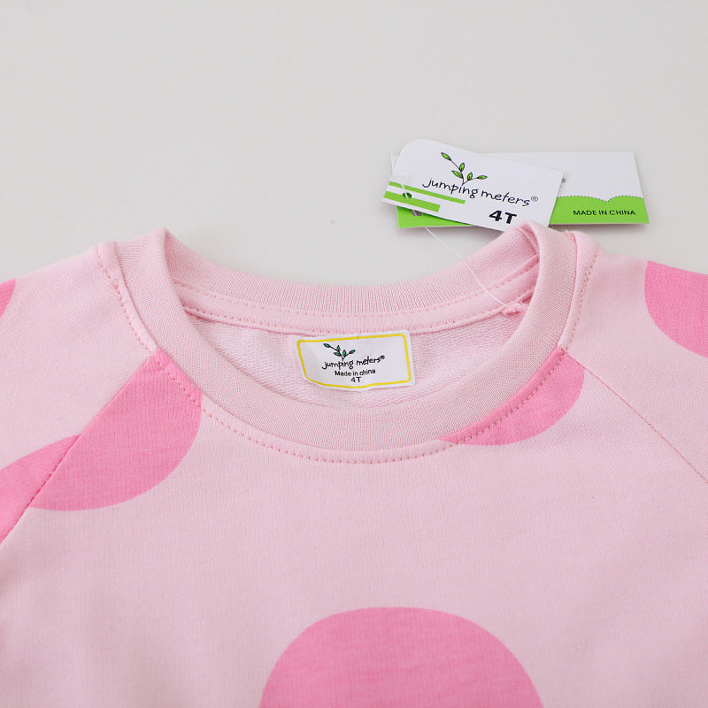 Girl Long Sleeve Dress with Fun Beetle Motif Mune Fashion