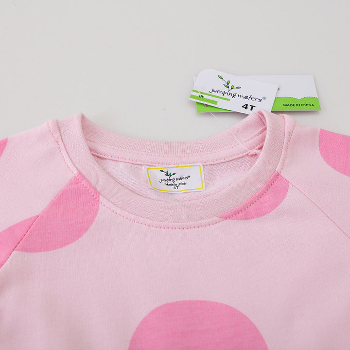 Girl Long Sleeve Dress with Fun Beetle Motif Mune Fashion