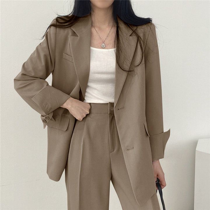 Women Elegant and high-waisted fabric trousers Mune Fashion