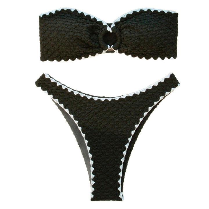 Women's bandeau bikini with unique texture design Mune Fashion