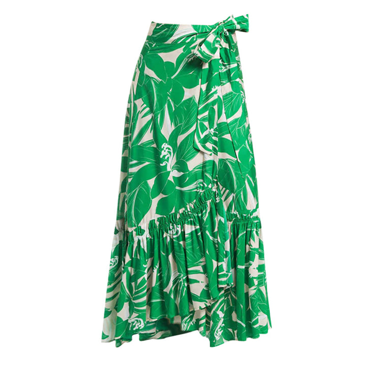 Women's One-Piece Swimsuit with Floral Design and Refined Waistline Mune Fashion