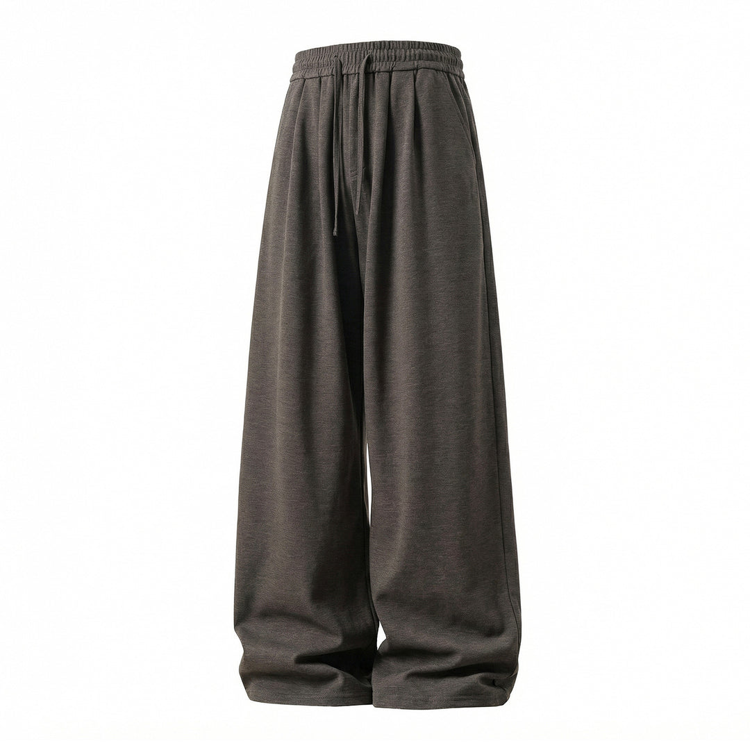 Unisex Extra wide jersey palazzo pants with high elastic waistband, drawstring, and flowing width Mune Fashion