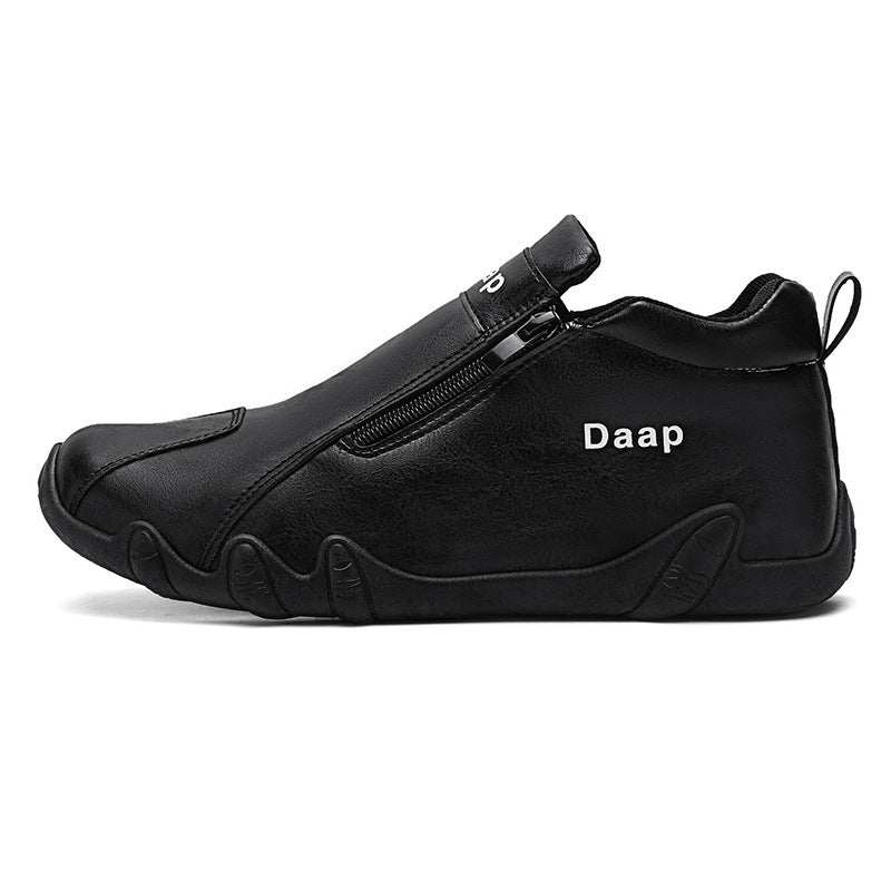 Women's Fashion Sneakers with Side Zipper and Ergonomic Sole Mune Fashion