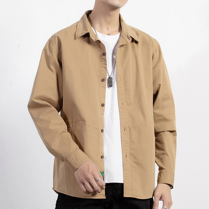 Men's Lightweight Cotton Field Shirt in Utility Design with Relaxed Fit Mune Fashion