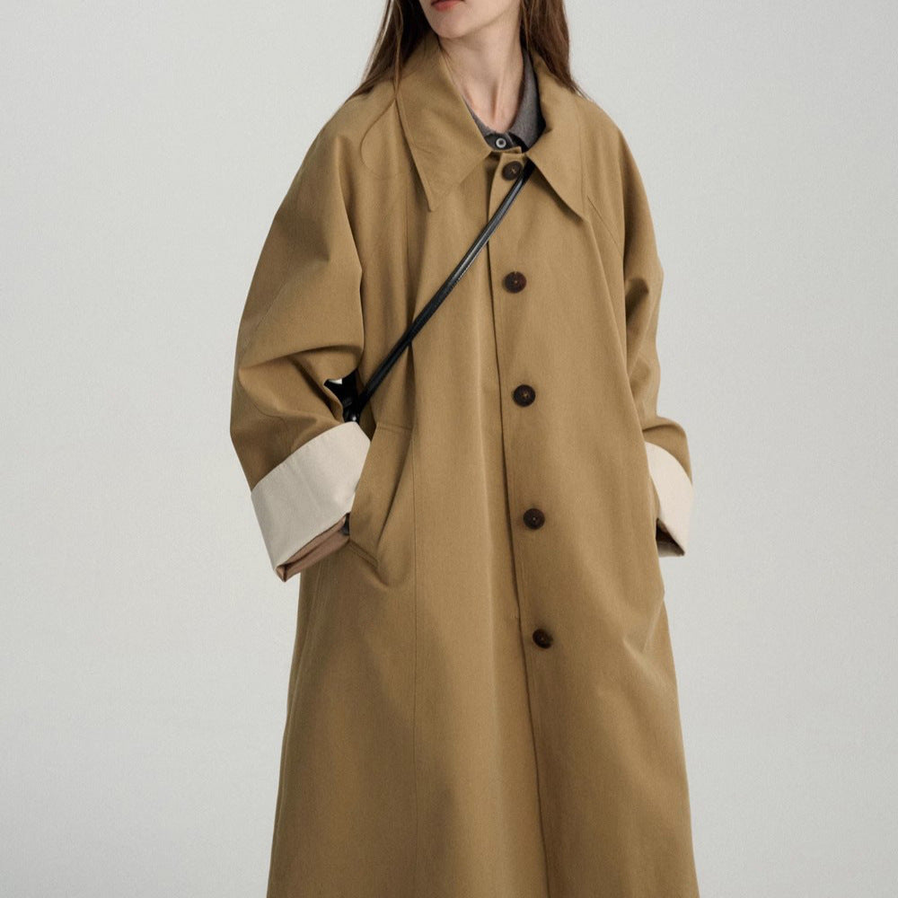 Women's Oversized City Trench Coat Mune Fashion