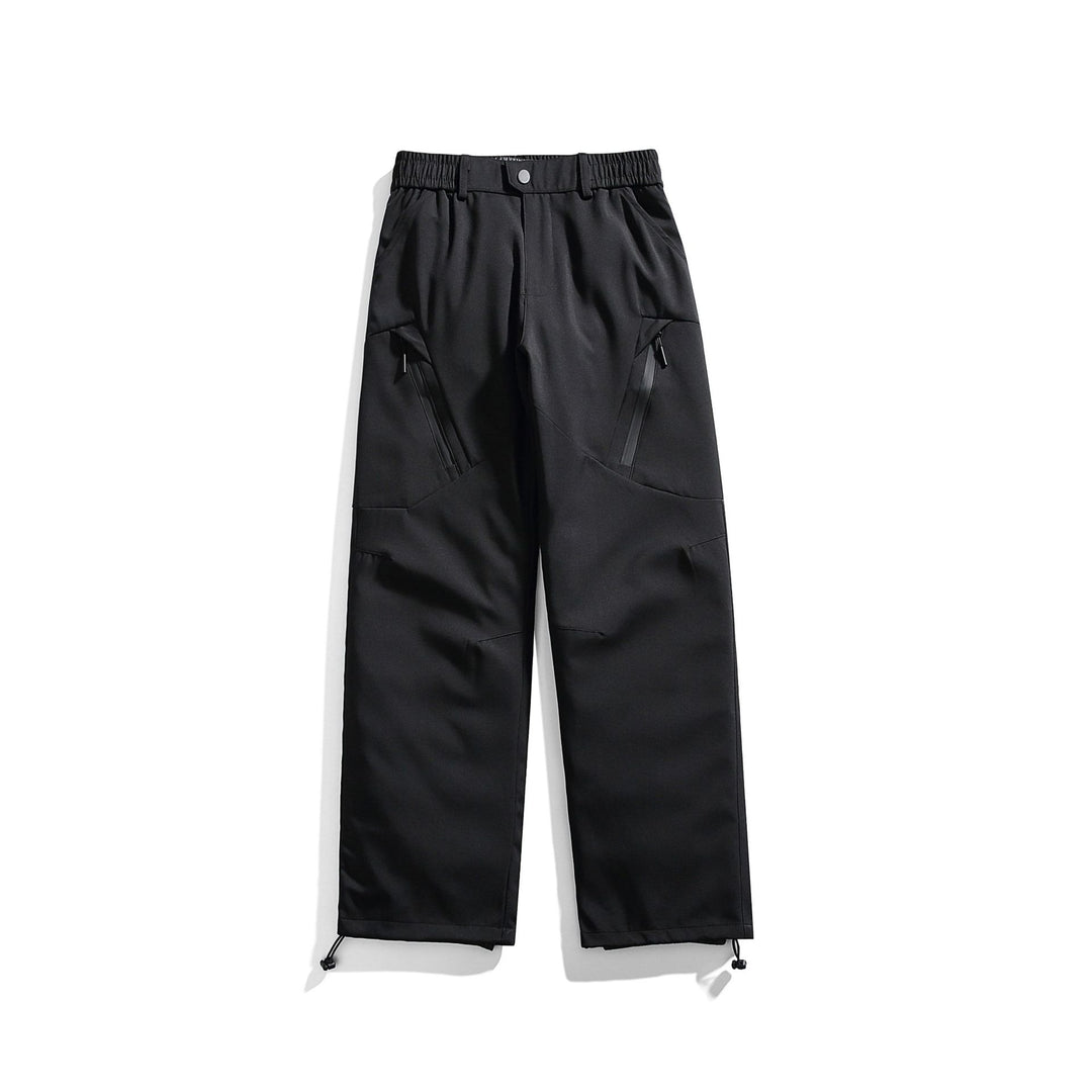 Men's Technical Cargo Pants with Elastic Waistband and Water-Repellent Zipper Pockets Mune Fashion