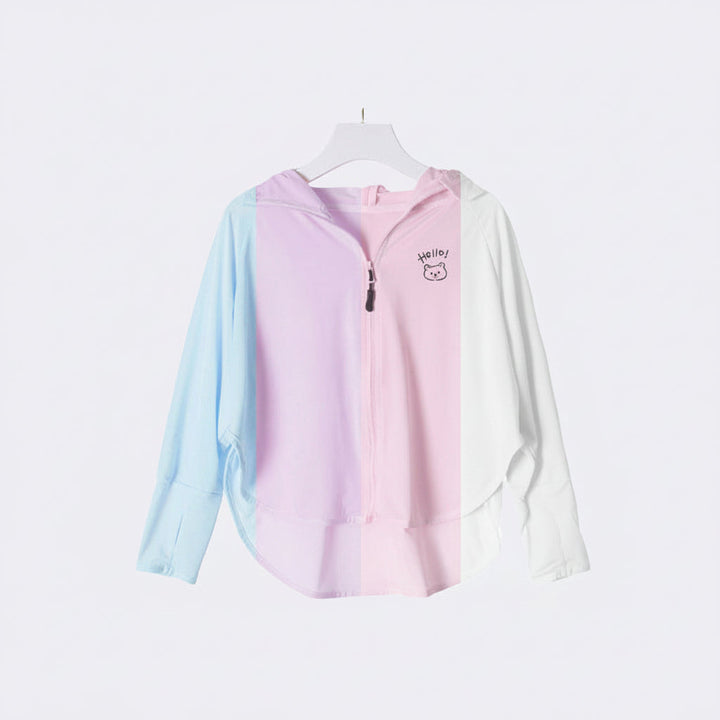 Children's UV protection jacket with hood and breathable properties Mune Fashion