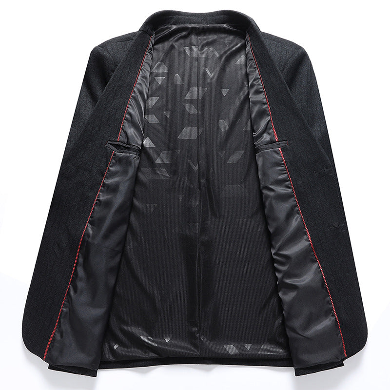 Men's blazer made of fine wool blend with subtle pinstripe pattern Mune Fashion