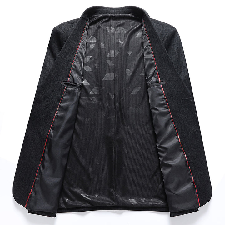 Men's blazer made of fine wool blend with subtle pinstripe pattern Mune Fashion
