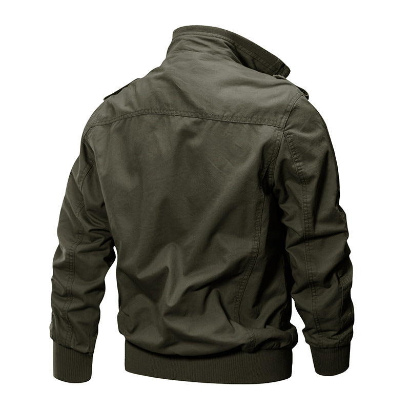 Men's Fashion Utility Jacket with Multiple Chest Pockets Mune Fashion