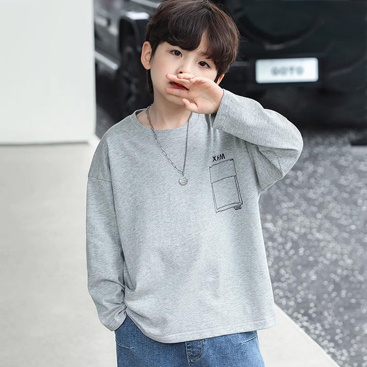 Boys long sleeve shirt with cool graphic print Mune Fashion