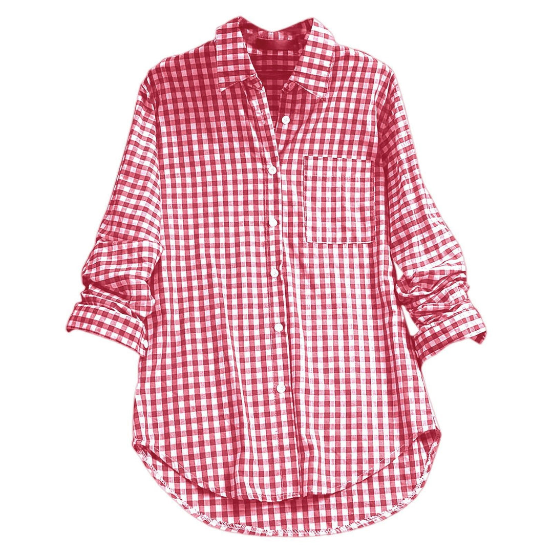 Women's Checked Shirt Oversize