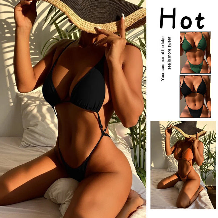 Women's triangle bikini with adjustable straps and sophisticated details Mune Fashion