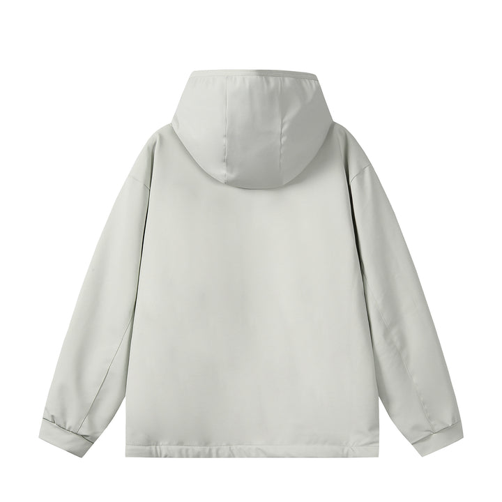 Unisex wind and rain jacket with hood, water-repellent softshell cover and warming fleece lining Mune Fashion