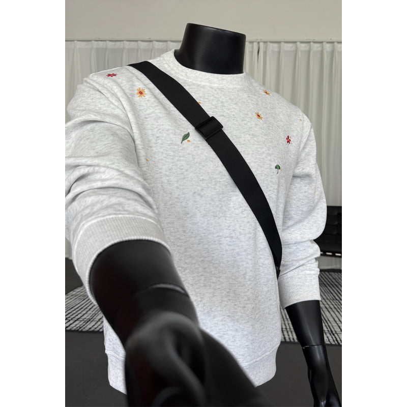 Women's Comfortable and Stylish Sweatshirt with Floral Design Mune Fashion