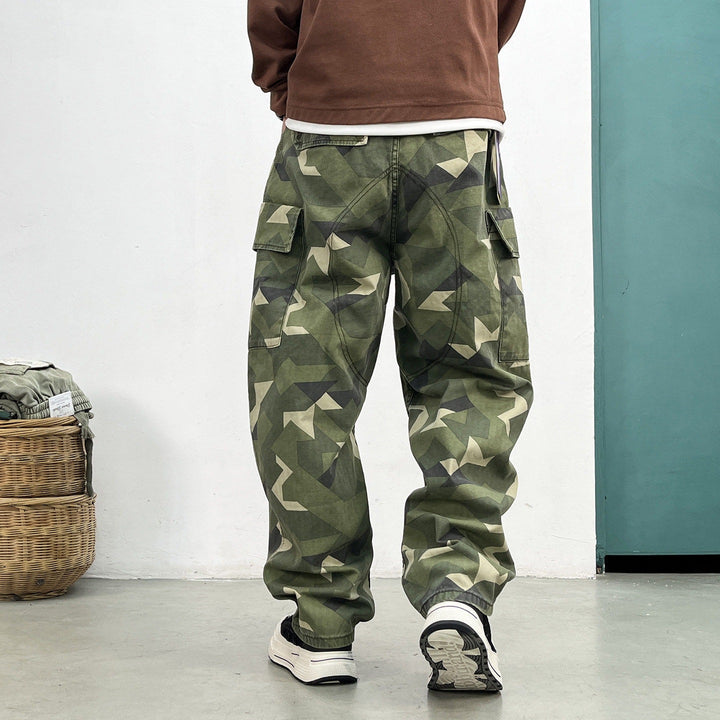 Men's Cargo Pants in Modern Camouflage Style Mune Fashion