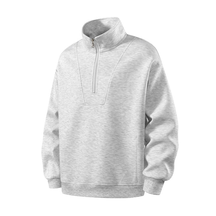 Men's Sporty Stand-Up Collar Sweat Jacket
