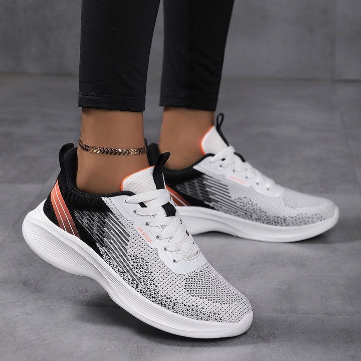 Women's ultra-lightweight knit walking sneakers with anatomical rolling sole and ultra-soft comfort insole Mune Fashion