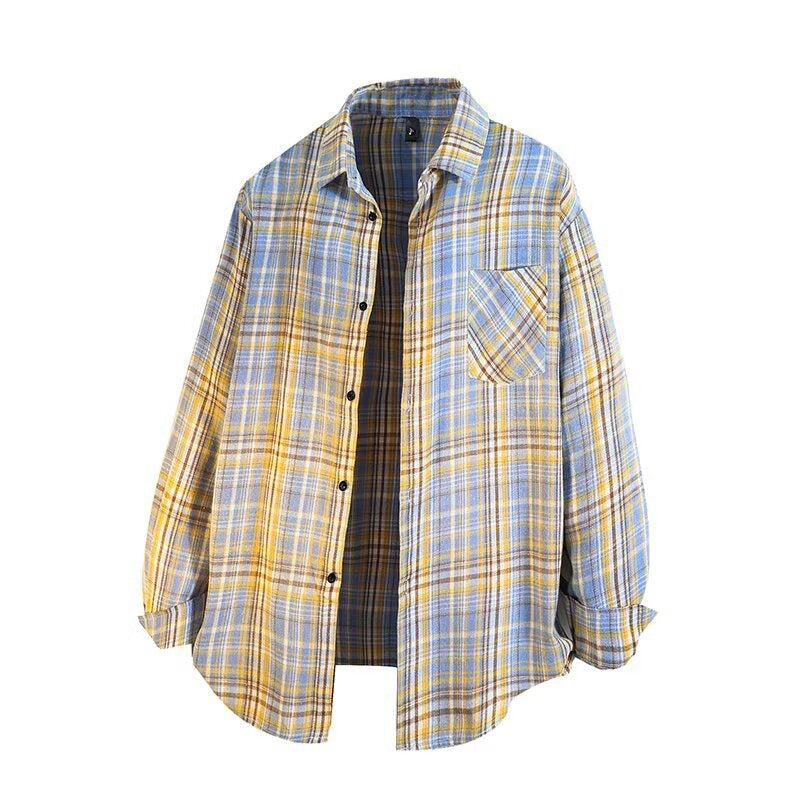 Women Oversized Check Shirt Mune Fashion