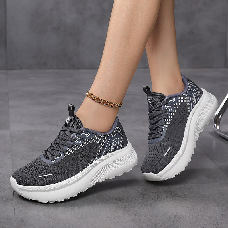 Women’s ergonomic comfort sneaker with seamless mesh upper and wedge cushioning Mune Fashion