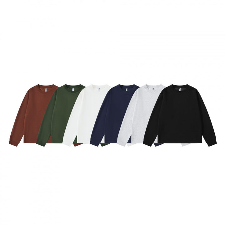 Unisex Oversized-Long Sleeve-Sweatshirt with Round Neck, French-Terry Quality and Ribbed Cuffs Mune Fashion