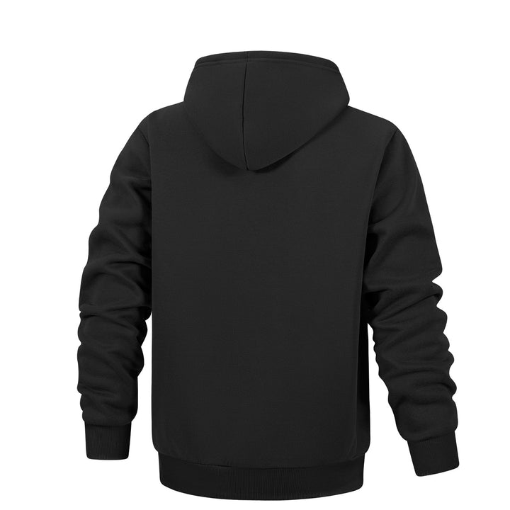 Men's hoodie made of French terry with kangaroo pocket & ribbed hem Mune Fashion