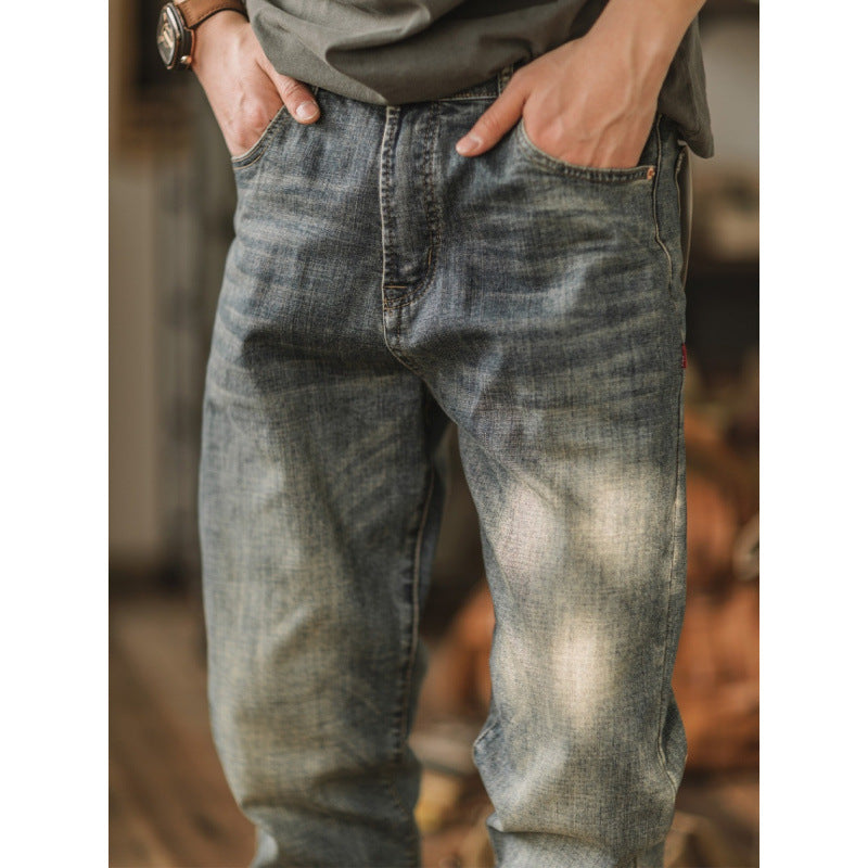 Men's Loose Jeans with Casual Cut Mune Fashion