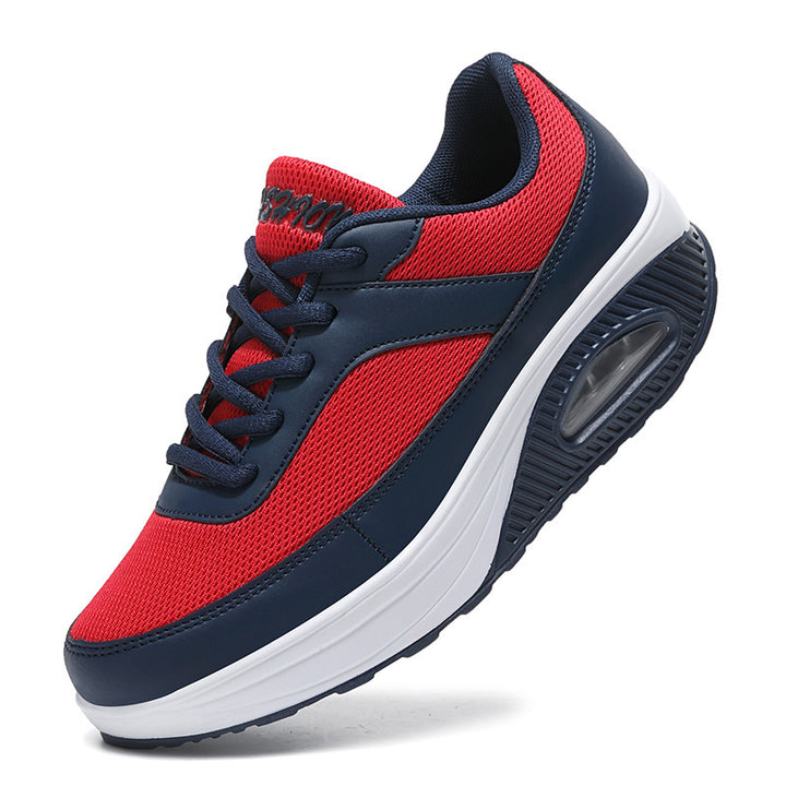 Men's ergonomic sports shoe with air chamber shock-absorbing midsole and breathable mesh fabric Mune Fashion